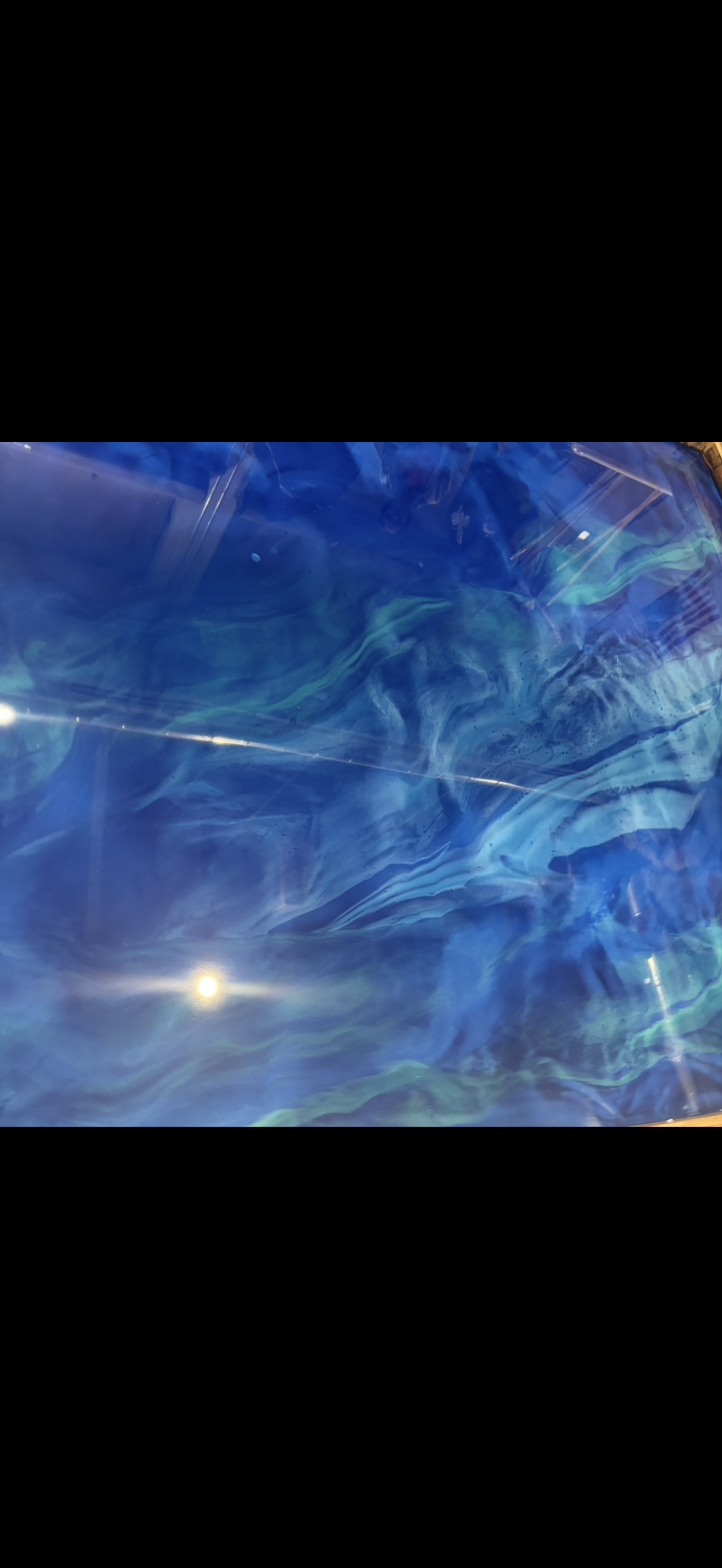 DOcean Blue Metallic Epoxy